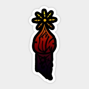 Tribal: Candle Inner Light Sticker